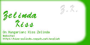 zelinda kiss business card